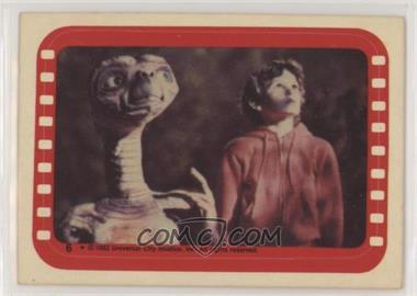 1982 Topps E.T. The Extra Terrestrial in His Adventure on Earth - Stickers #6 - E.T. The Extra-Terrestrial