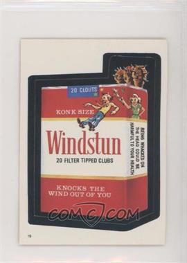 1982 Topps Wacky Packages Album Stickers - [Base] #19 - Windstun