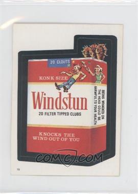 1982 Topps Wacky Packages Album Stickers - [Base] #19 - Windstun