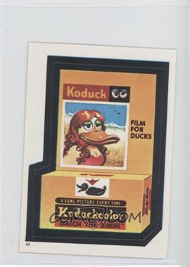 1982 Topps Wacky Packages Album Stickers - [Base] #45 - Koduck