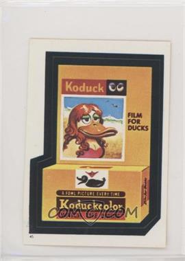 1982 Topps Wacky Packages Album Stickers - [Base] #45 - Koduck