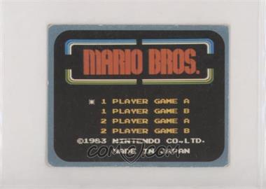 1983-86 Amada Nintendo Family Computer - [Base] #100 - Mario Bros. [Good to VG‑EX]