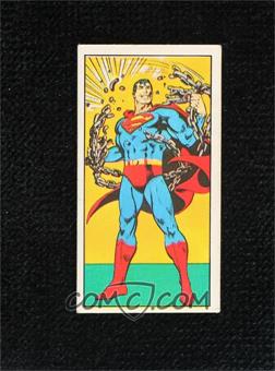 1983 Barratt & Co DC Super Heroes - [Base] #4 - Strength (Superman) [Good to VG‑EX]