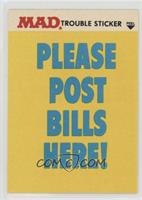 Please post bills here! [Noted]