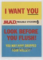 I Want You  Look Before You Flush