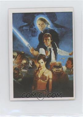 1983 Super Exito - [Base] #155 - Luke Skywalker, Princess Leia Organa, Chewbacca, Lando Calrissian, Han Solo, Wicket W. Warrick