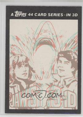 1983 Topps Jaws 3-D - [Base] #1 - Header Card