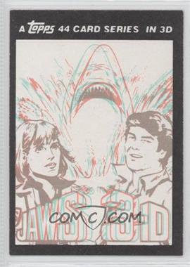 1983 Topps Jaws 3-D - [Base] #1 - Header Card