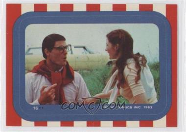 1983 Topps Superman III - Stickers #16 - Clark Kent