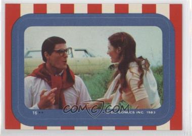 1983 Topps Superman III - Stickers #16 - Clark Kent