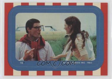 1983 Topps Superman III - Stickers #16 - Clark Kent