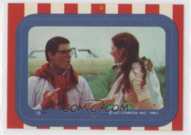 1983 Topps Superman III - Stickers #16 - Clark Kent