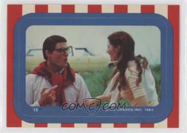 1983 Topps Superman III - Stickers #16 - Clark Kent