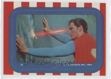 1983 Topps Superman III - Stickers #18 - Superman