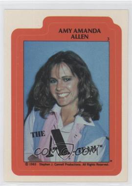 1983 Topps The A-Team - Stickers #3 - Amy Amanda Allen