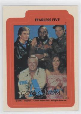 1983 Topps The A-Team - Stickers #7 - Fearless Five