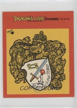 1984 Fleer Dragon's Lair Stickers - [Base] #42 - Maximus Joyous Stickus