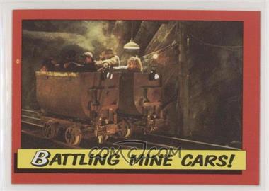 1984 Topps Indiana Jones and the Temple of Doom - [Base] #68 - Battling Mine Cars!