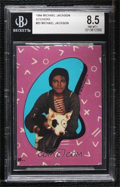1984 Topps Michael Jackson - Stickers #20 - Michael Jackson [BGS 8.5 NM‑MT+]