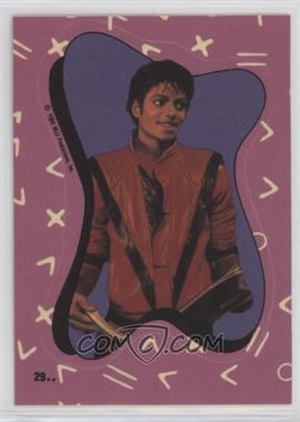 1984 Topps Michael Jackson - Stickers #29 - Michael Jackson