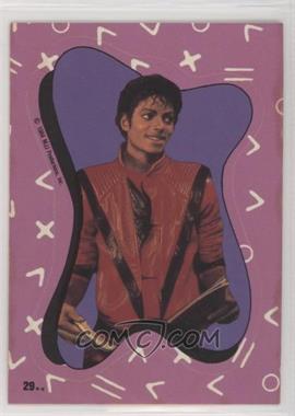 1984 Topps Michael Jackson - Stickers #29 - Michael Jackson