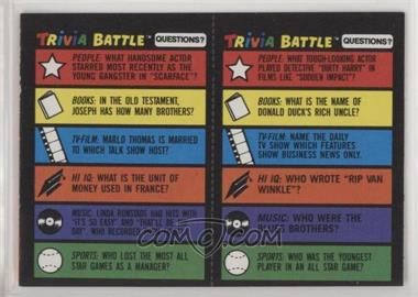 1984 Topps Trivia Battle - Trivia Cards #81-82 - Clint Eastwood