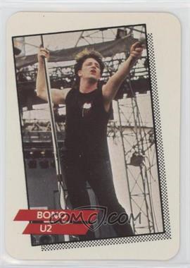 1985 AGI Rock Star Concert Cards - [Base] #42 - Bono, U2