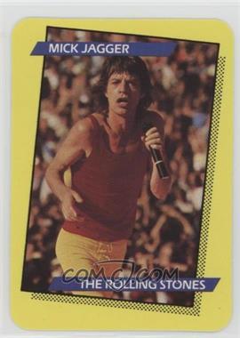 1985 AGI Rock Star Concert Cards - [Base] #47 - Mick Jagger