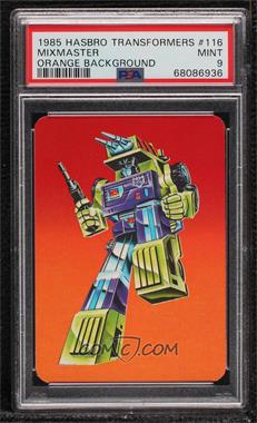 1985 Hasbro Transformers - [Base] #116.2 - Mixmaster (Orange) [PSA 9 MINT]