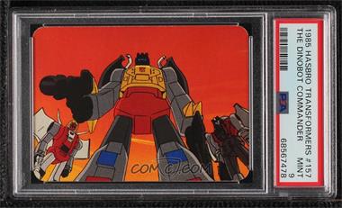 1985 Hasbro Transformers - [Base] #157 - The Dinobot Commander [PSA 9 MINT]