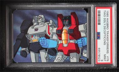 1985 Hasbro Transformers - [Base] #75 - Two Deadly Decepticons [PSA 9 MINT]
