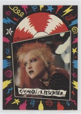 1985 Topps Cyndi Lauper - Stickers #25 - Cyndi Lauper