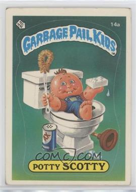 1985 Topps Garbage Pail Kids Series 1 - [Base] #14a.1 - Potty Scotty (One Star Back)