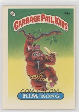 1985 Topps Garbage Pail Kids Series 1 - [Base] #34a - Kim Kong
