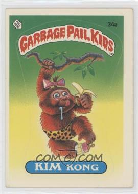 1985 Topps Garbage Pail Kids Series 1 - [Base] #34a - Kim Kong