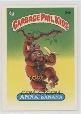 1985 Topps Garbage Pail Kids Series 1 - [Base] #34b.2 - Anna Banana (two star back)