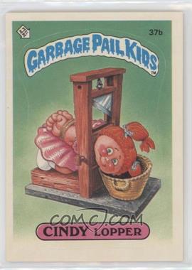 1985 Topps Garbage Pail Kids Series 1 - [Base] #37b - Cindy Lopper