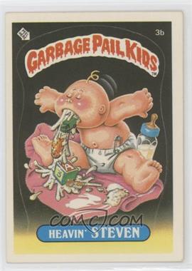 1985 Topps Garbage Pail Kids Series 1 - [Base] #3b.2 - Heavin' Steven (two star back)