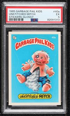 1985 Topps Garbage Pail Kids Series 1 - [Base] #40a.1 - Unstitched Mitch (One Star Back) [PSA 5 EX]