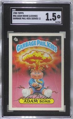 1985 Topps Garbage Pail Kids Series 1 - [Base] #8a.1 - Adam Bomb (Cheaters License back) [SGC 1.5 FR]