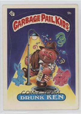 1985 Topps Garbage Pail Kids Series 1 - [Base] #9b.2 - Drunk Ken (Two Star Back) [Good to VG‑EX]