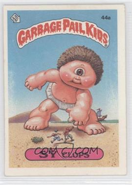 1985 Topps Garbage Pail Kids Series 2 - [Base] #44a.1 - Sy Clops (Jolted Joel Puzzle Back)
