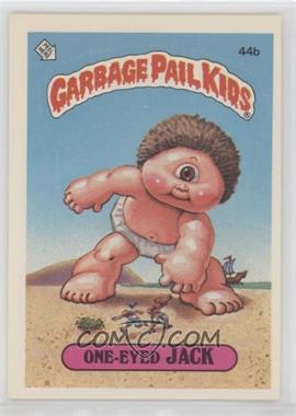 1985 Topps Garbage Pail Kids Series 2 - [Base] #44b.1 - One-Eyed Jack (Jolted Joel Puzzle Back)