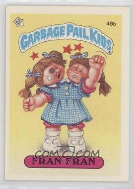 1985 Topps Garbage Pail Kids Series 2 - [Base] #49b.4 - Fran Fran (Two Star Back)