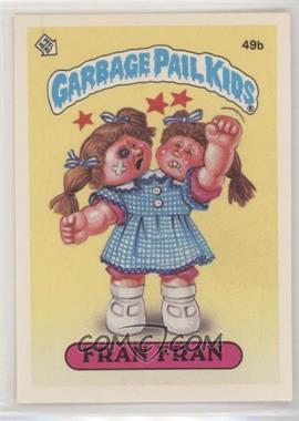 1985 Topps Garbage Pail Kids Series 2 - [Base] #49b.4 - Fran Fran (Two Star Back)