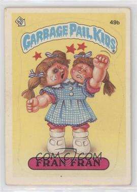 1985 Topps Garbage Pail Kids Series 2 - [Base] #49b.4 - Fran Fran (Two Star Back)