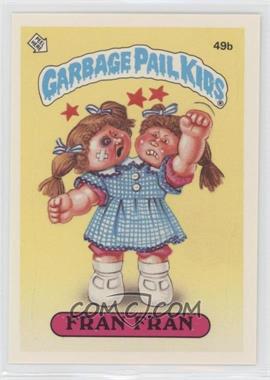 1985 Topps Garbage Pail Kids Series 2 - [Base] #49b.4 - Fran Fran (Two Star Back)