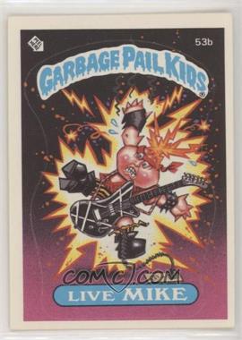 1985 Topps Garbage Pail Kids Series 2 - [Base] #53b.2 - Live Mike (Two Star Back)