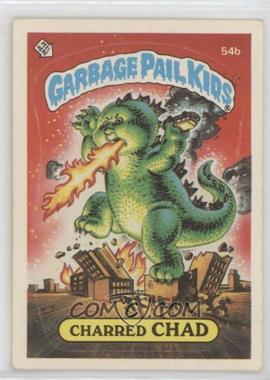 1985 Topps Garbage Pail Kids Series 2 - [Base] #54b.1 - Charred Chad (One Star Back)