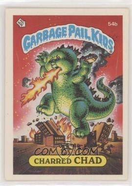 1985 Topps Garbage Pail Kids Series 2 - [Base] #54b.1 - Charred Chad (One Star Back)